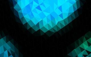 Light Blue, Green vector polygon abstract layout.