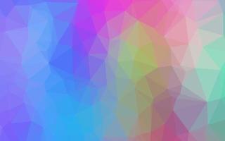 Light Multicolor, Rainbow vector shining triangular pattern.