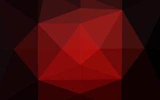 Dark Red vector abstract polygonal layout.