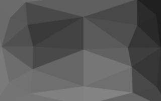 Light Silver, Gray vector polygon abstract layout.