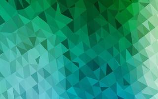 Light Blue, Green vector abstract polygonal texture.