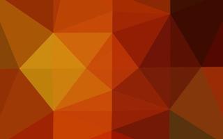 Light Red, Yellow vector triangle mosaic texture.