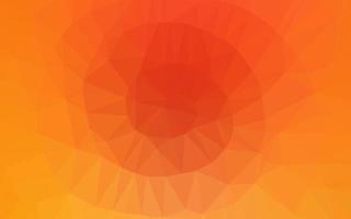 Light Yellow, Orange vector abstract polygonal cover.