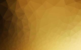 Dark Yellow, Orange vector shining triangular pattern.