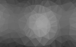 Fondo abstracto de polígono de vector gris plateado claro.