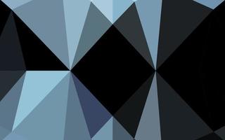 Fondo poligonal de vector azul oscuro.