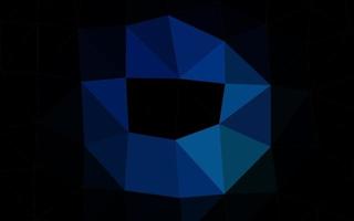 Dark BLUE vector blurry triangle texture.