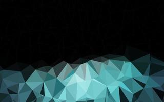 Dark BLUE vector abstract polygonal cover.