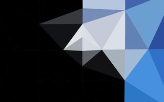diseño poligonal abstracto vector azul oscuro.