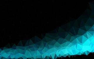 Dark BLUE vector abstract polygonal layout.