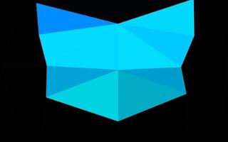 Light BLUE vector polygonal template.