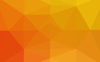 Light Yellow, Orange vector abstract mosaic background.