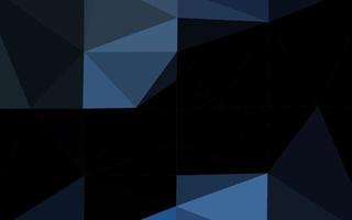 Telón de fondo abstracto de polígono de vector azul oscuro.