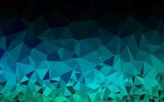 Light Blue, Green vector triangle mosaic texture.