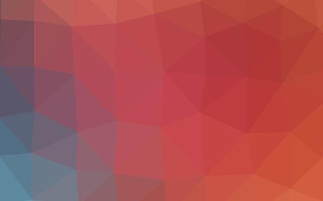 Light Blue, Red vector triangle mosaic texture.