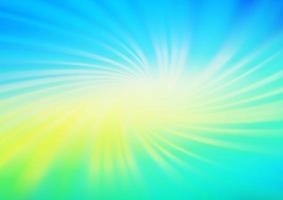 Light Blue, Yellow vector blurred and colored background.