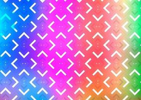 Light Multicolor, Rainbow vector layout with flat lines.