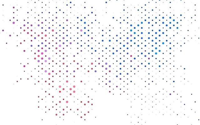 Light Blue, Red vector template with circles.