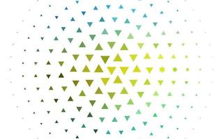 Light Blue, Yellow vector backdrop with lines, triangles.