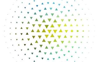 Light Blue, Yellow vector backdrop with lines, triangles.