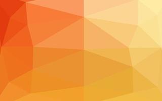 Light Yellow, Orange vector polygonal pattern.