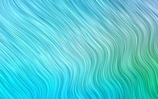 Light Blue, Green vector background with bent lines.