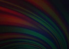 Dark Blue, Red vector background with lava shapes.