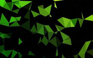 Light Green vector low poly texture.