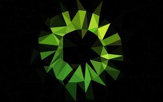 Light Green vector low poly texture.