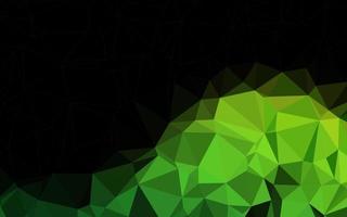 Light Green vector low poly cover.