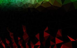 Light Green, Red vector low poly texture.