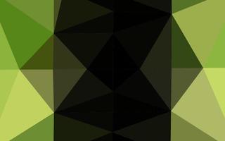 Light Green, Yellow vector polygon abstract background.