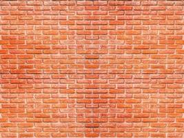 Old red brick texture details background. Paint brickwork wall and copy space. photo