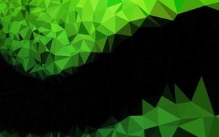 Light Green vector blurry triangle texture.