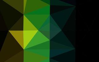 Dark Multicolor, Rainbow vector polygon abstract background.