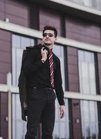 handsome entrepreneur in formal clothes photo