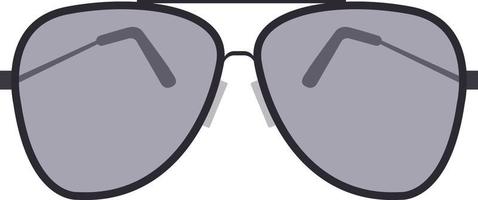 Sun glasses, illustration, vector on a white background.