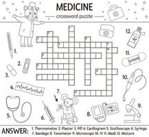 Vector health care wordsearch puzzle with pictures. Medicine quiz for  children. Educational crossword activity with cute medical equipment and  doctor 6982595 Vector Art at Vecteezy