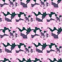 Creative cheetah camouflage seamless pattern. Camo leopard elements background. vector