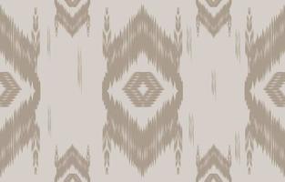 brown ikat seamless pattern Geometric ethnic oriental traditional embroidery style.Design for background,carpet,mat,wallpaper,clothing,wrapping,Batik,fabric,Vector illustration. vector