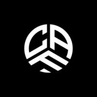 CAF letter logo design on white background. CAF creative initials letter logo concept. CAF letter design. vector