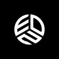 EON letter logo design on white background. EON creative initials letter logo concept. EON letter design. vector
