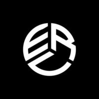 ERU letter logo design on white background. ERU creative initials letter logo concept. ERU letter design. vector