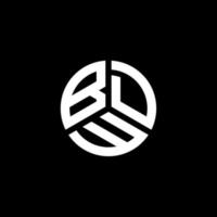 BDW letter logo design on white background. BDW creative initials letter logo concept. BDW letter design. vector