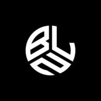 diseño de logotipo de letra bln sobre fondo blanco. concepto de logotipo de letra de iniciales creativas bln. diseño de letras bln. vector