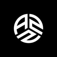 AZZ letter logo design on white background. AZZ creative initials letter logo concept. AZZ letter design. vector