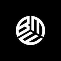 diseño de logotipo de letra bme sobre fondo blanco. concepto de logotipo de letra de iniciales creativas bme. diseño de letra bme. vector
