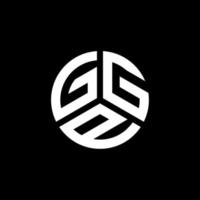 diseño de logotipo de letra ggp sobre fondo blanco. concepto de logotipo de letra de iniciales creativas ggp. diseño de letras gpp. vector