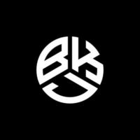 concepto de logotipo de letra de iniciales creativas bkj. bkj letter design.bkj letter logo design sobre fondo blanco. concepto de logotipo de letra de iniciales creativas bkj. diseño de letras bkj. vector