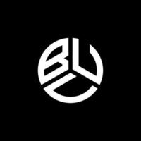diseño de logotipo de letra buu sobre fondo blanco. concepto creativo del logotipo de la letra de las iniciales buu. diseño de letras buu. vector
